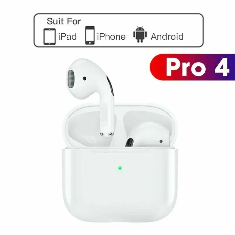 

TWS Pro 4 Wireless Bluetooth Headphones Headset compatible for Iphone / Samsung