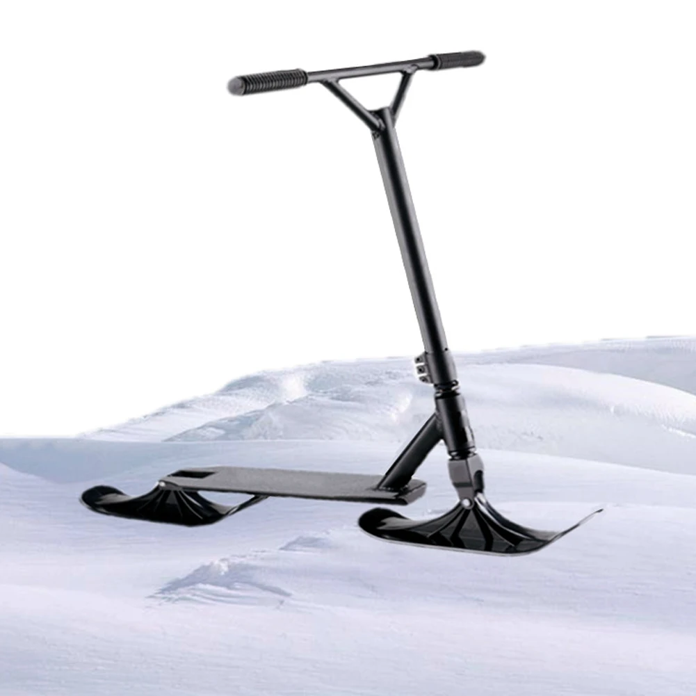 

2Pcs Ski Sleigh Accessories Winter Snow Scooter Ski Sled Children'S Dual-Use Ski Two-In-One Scooter Two Wheels Riding Tyre Parts