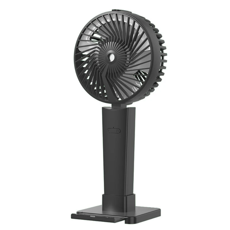 Портативный портативный вентилятор с светодиодный &amp распыления воды