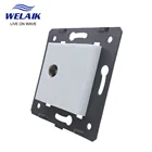 Запчасти для настенных розеток WELAIK, стандарт ЕС, 45*45 мм, A8 TV W