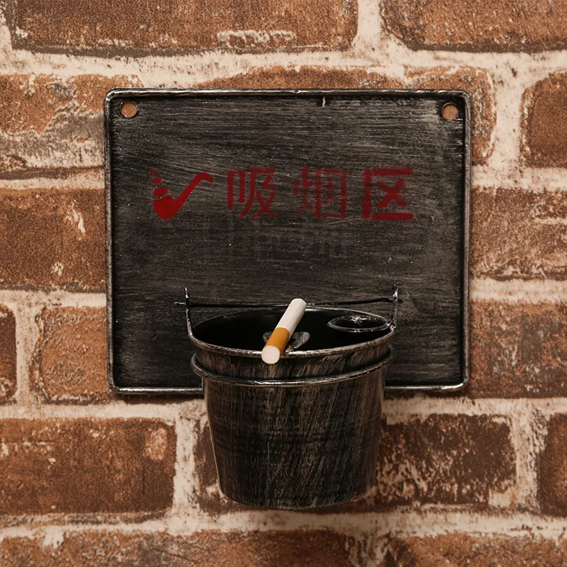 Металлическая Пепельница ручной работы в американском ретро стиле подвесные