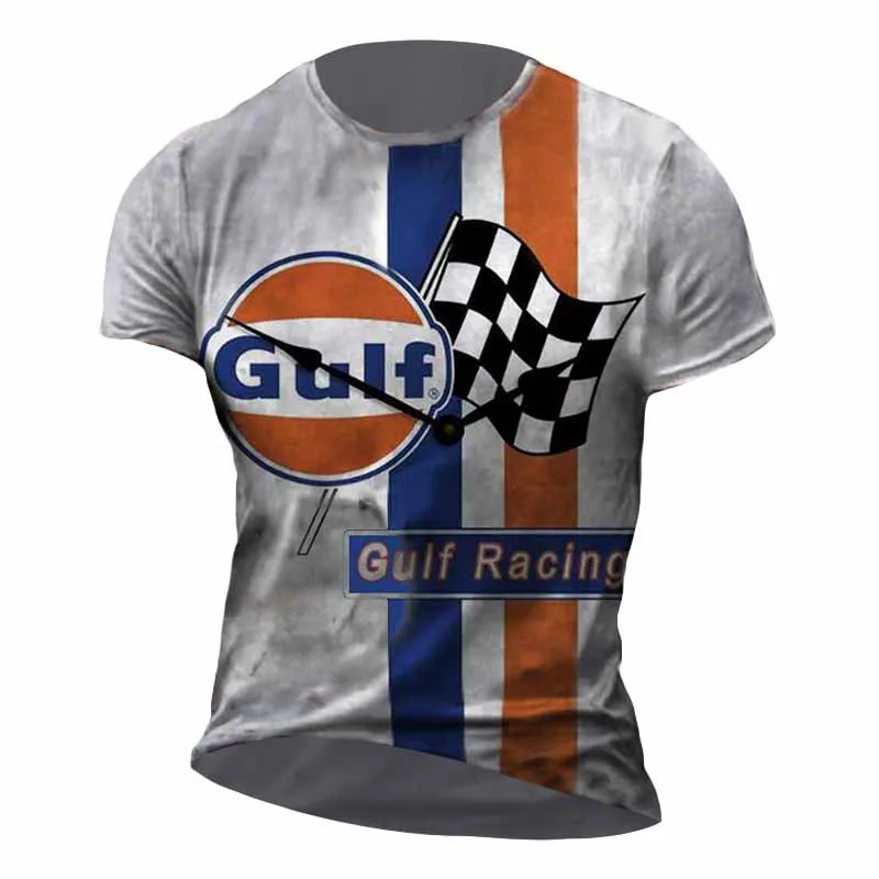 

New lightweight sportswear quick-drying 3D printing men's short-sleeved T-shirt oversized street casual hot-selling top