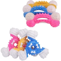 pet molar bite toy safe tpr dog chew toys puppy cleaning teeth interactive training biting toy pets oral care teething toys