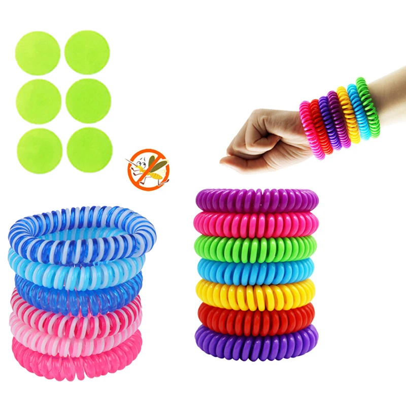 15 шт. водонепроницаемый спиральный браслет на запястье натуральный безопасный