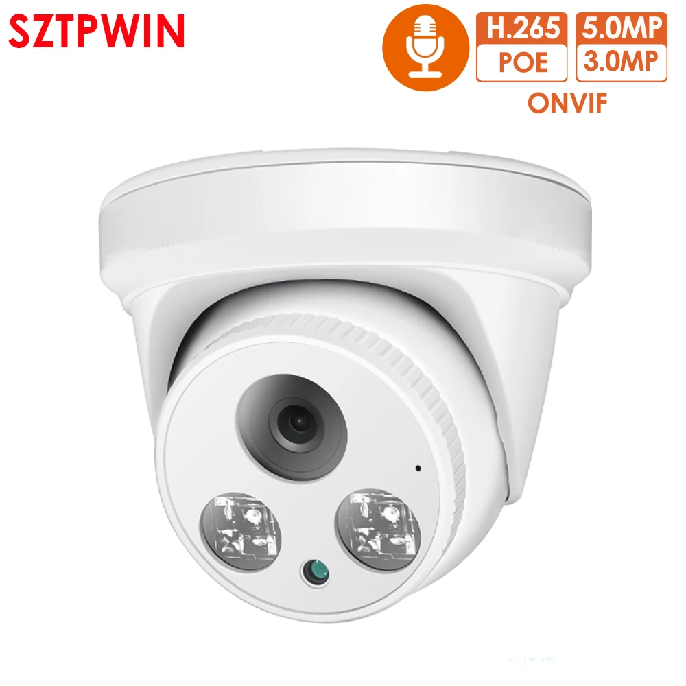 Купольная IP камера Sztpwin 3 Мп 5 МП H.265 1080P|ems shipping|ems dhl |