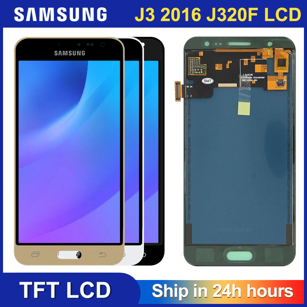 Сменный ЖК дисплей для Samsung Galaxy J3 2016 J320 J320F J320H с сенсорным экраном и дигитайзером в