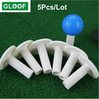 5pcs plastic golf tees sports ball tees holder durable golf mat training practice accessories 8 sizes