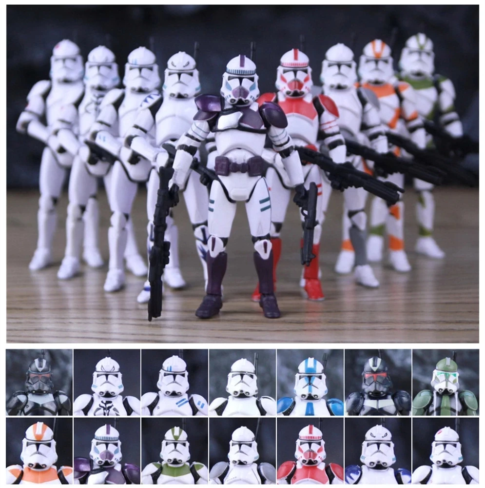 Экшн-фигурки Звездных войн первый заказ Элитная сила 501st 442nd Shadow Utapau Gree Shock Trooper 3 75