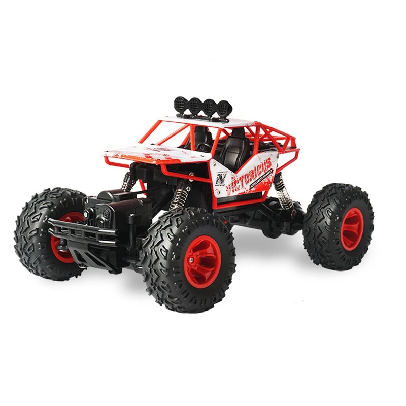 1: 16 RC Автомобиль 2 4G 4CH 4WD Рок Гусеничный 4x4 вождение автомобиля двойной двигатель