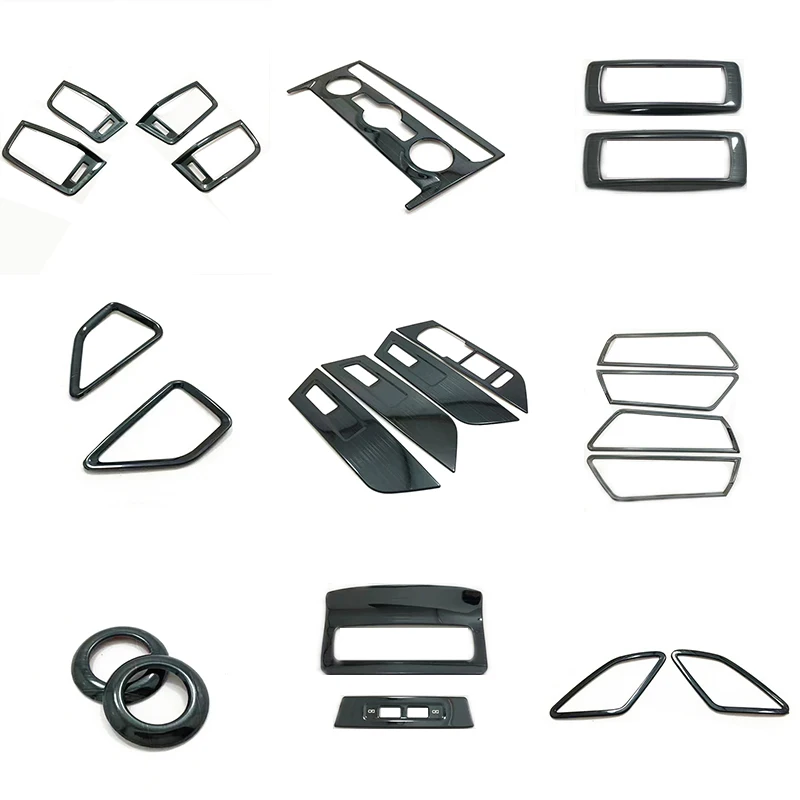 

Для Skoda Karoq 2017 2018 Нержавеющая сталь Черный Автомобильный стеклянный выключатель вентиляция выход внутренняя дверная ручка декоративная кры...