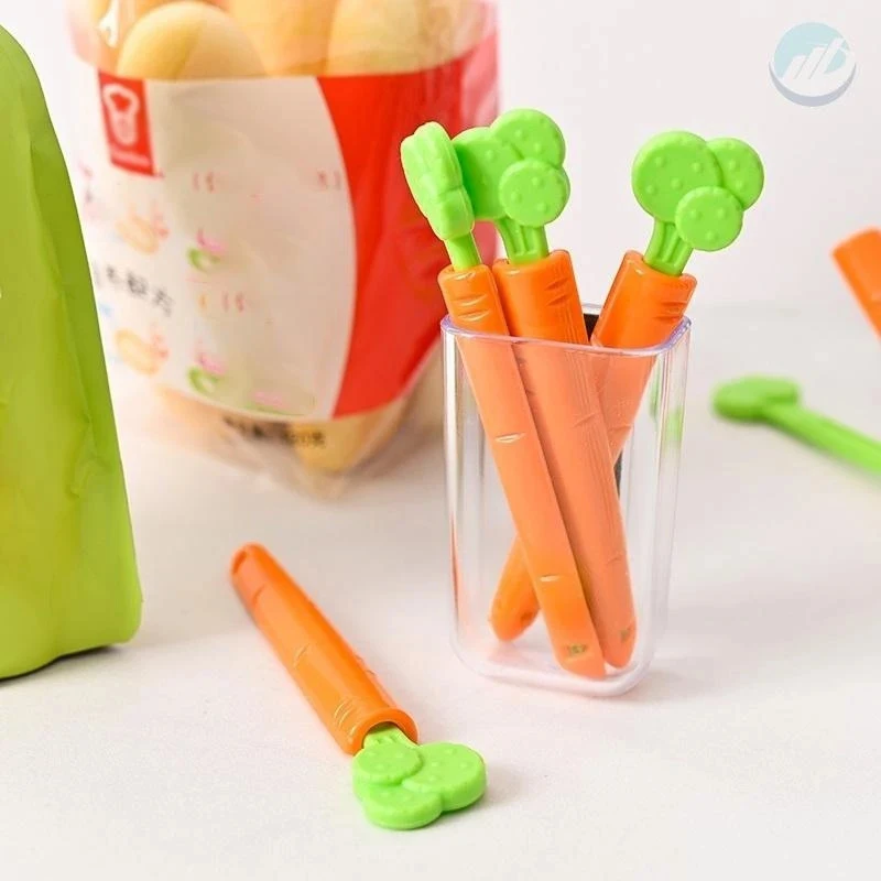 

5/10/20Pcs Carrot Food Bag Sealing Clip Fresh-Keeping Clamp Sealer for Food and Snack Bags Kitchen BDF99