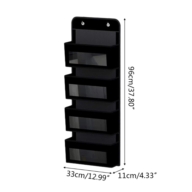 

Wall-mounted Storage Dag With 4 Large Pockets, Suitable For Home And Office