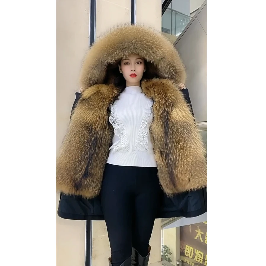 

Real Fur Jacket Women Winter Parka