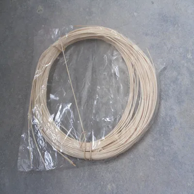

500g/Pack Indonesian Round Rattan Cane Stick Furniture Weaving Material Outdoor Chair Basket Natural Color 1.2mm 1.5mm 2mm 2.5mm