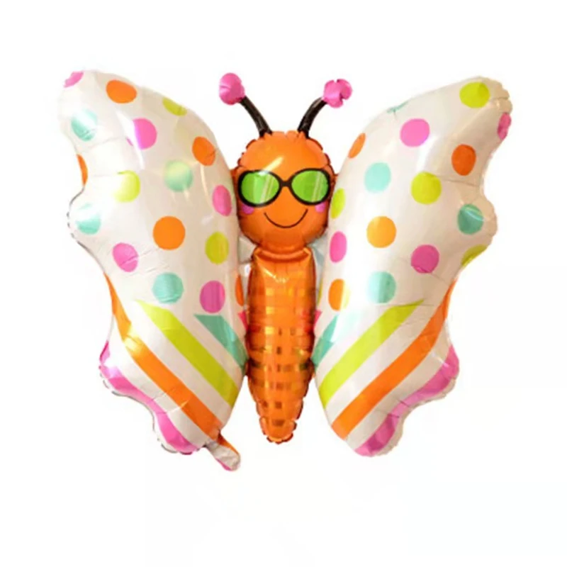 

1pcRainbow smiley face sun colored flower sunflower eyes sun shape party decoration aluminum foil balloon