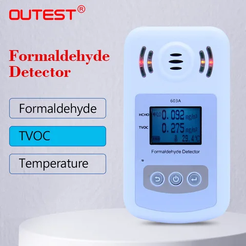 Цифровой бытовой детектор формальдегида, тестер качества воздуха, газоанализатор, анализатор воздуха, анализатор качества воздуха для дома и офиса