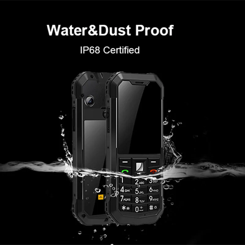 Телефон AGM M3 прочный с 2 SIM-картами 4 дюйма IP68 водонепроницаемый ударопрочный