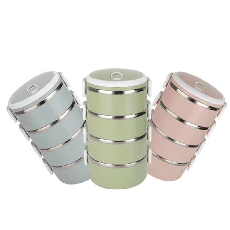 Термос Ланч бокс из японской нержавеющей стали Bento коробка для еды контейнер супа