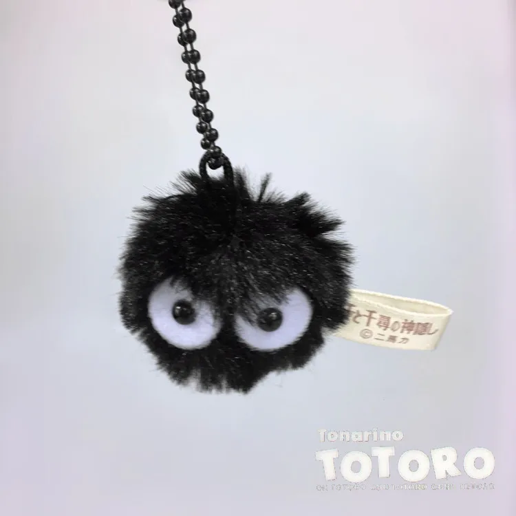 

Cute My Neighbor Totoro Keychain Spirited Away Fairy dust Keyrings fit Bag Charms Purse Accessory for Miyazaki Hayao Comic Fans