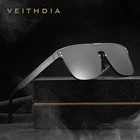 Мужские солнцезащитные очки VEITHDIA, брендовые солнцезащитные очки с поляризационными алюминиевыми линзами UV400, Винтажные Солнцезащитные очки V6881