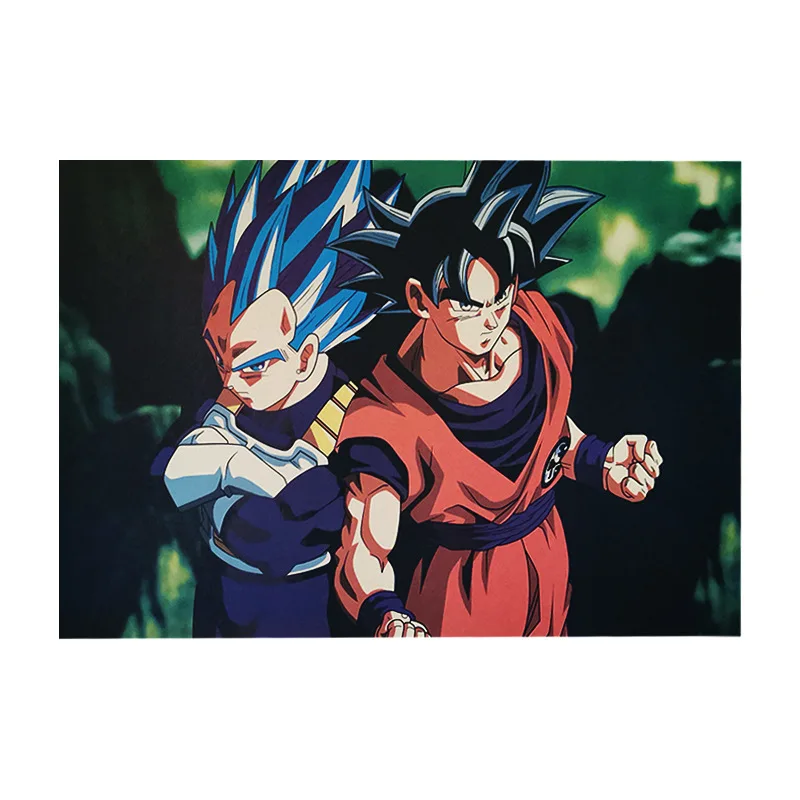 Япония Аниме Дракон шар фигурка постер Гоку Винтаж ретро крафт печать наклейка