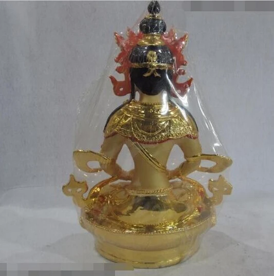 --- 506 + 12 тибетский буддийский храм Бронзовый Медный позолоченный окрашенный