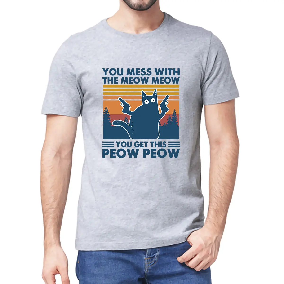 Забавная винтажная Мужская футболка унисекс из 100% хлопка с коротким рукавом