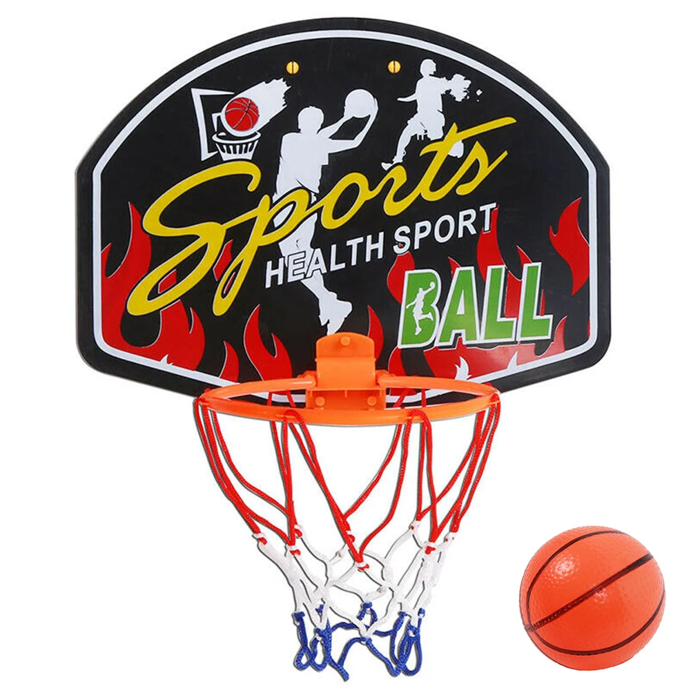 Игрушка с мячом баскетбольное кольцо прочный игра двери безопасный дом цель