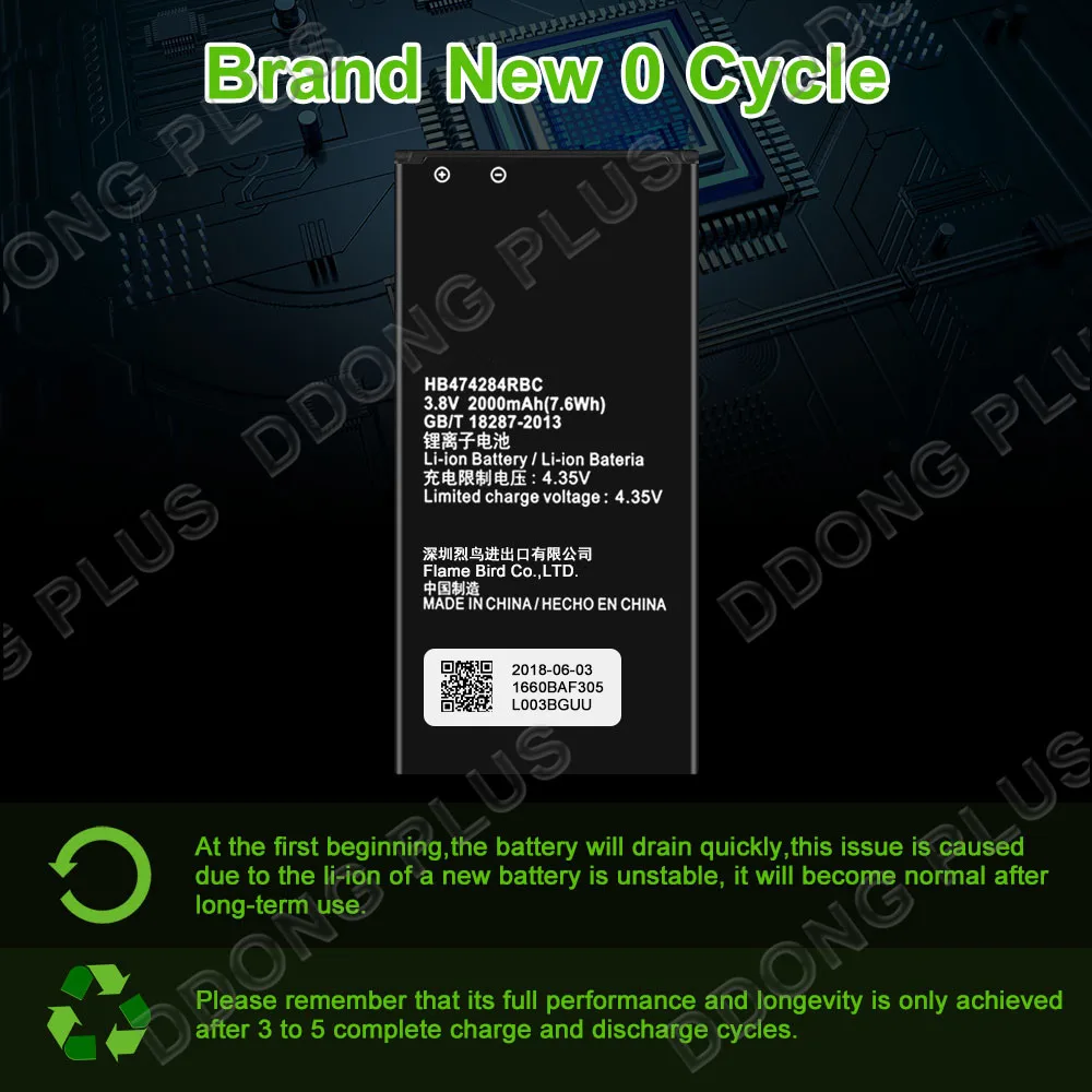 

HB474284RBC Battery For Huawei Union Y538 Battery Replacement Repair Part