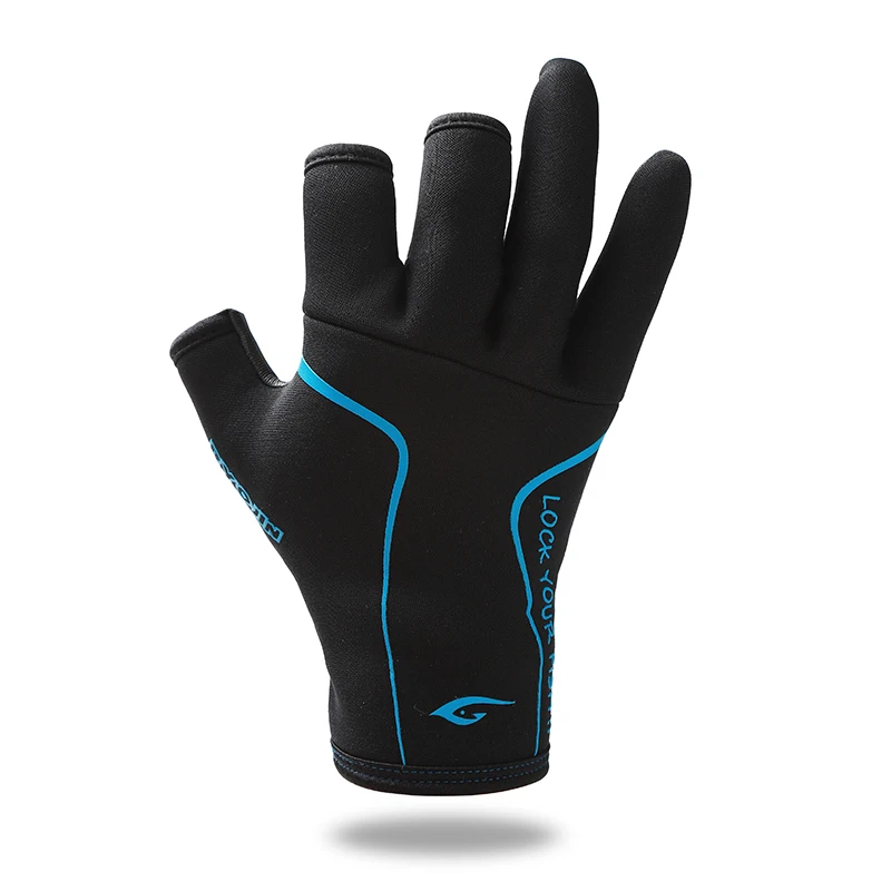 Брендовые профессиональные мужские Зимние перчатки для рыбалки с тремя пальцами