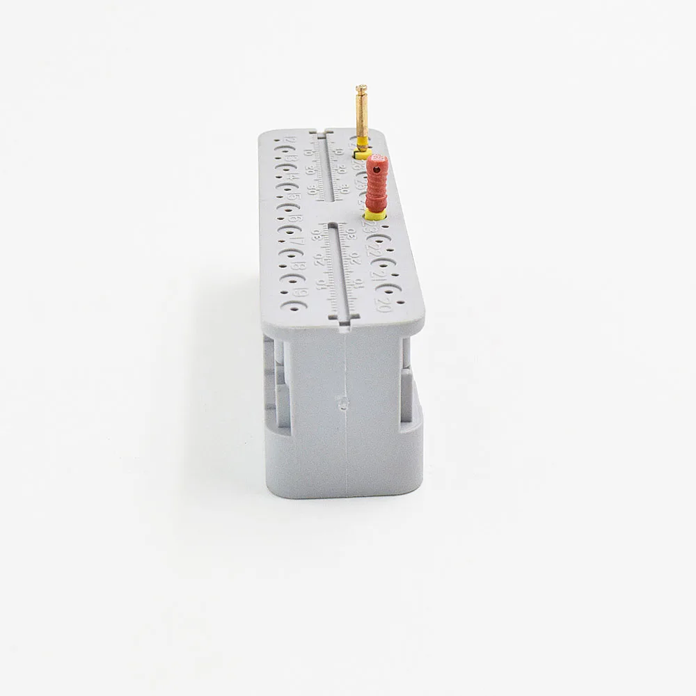 1 шт. эндододонтическая линейка для измерения эндонтических блоков|Модель зубов