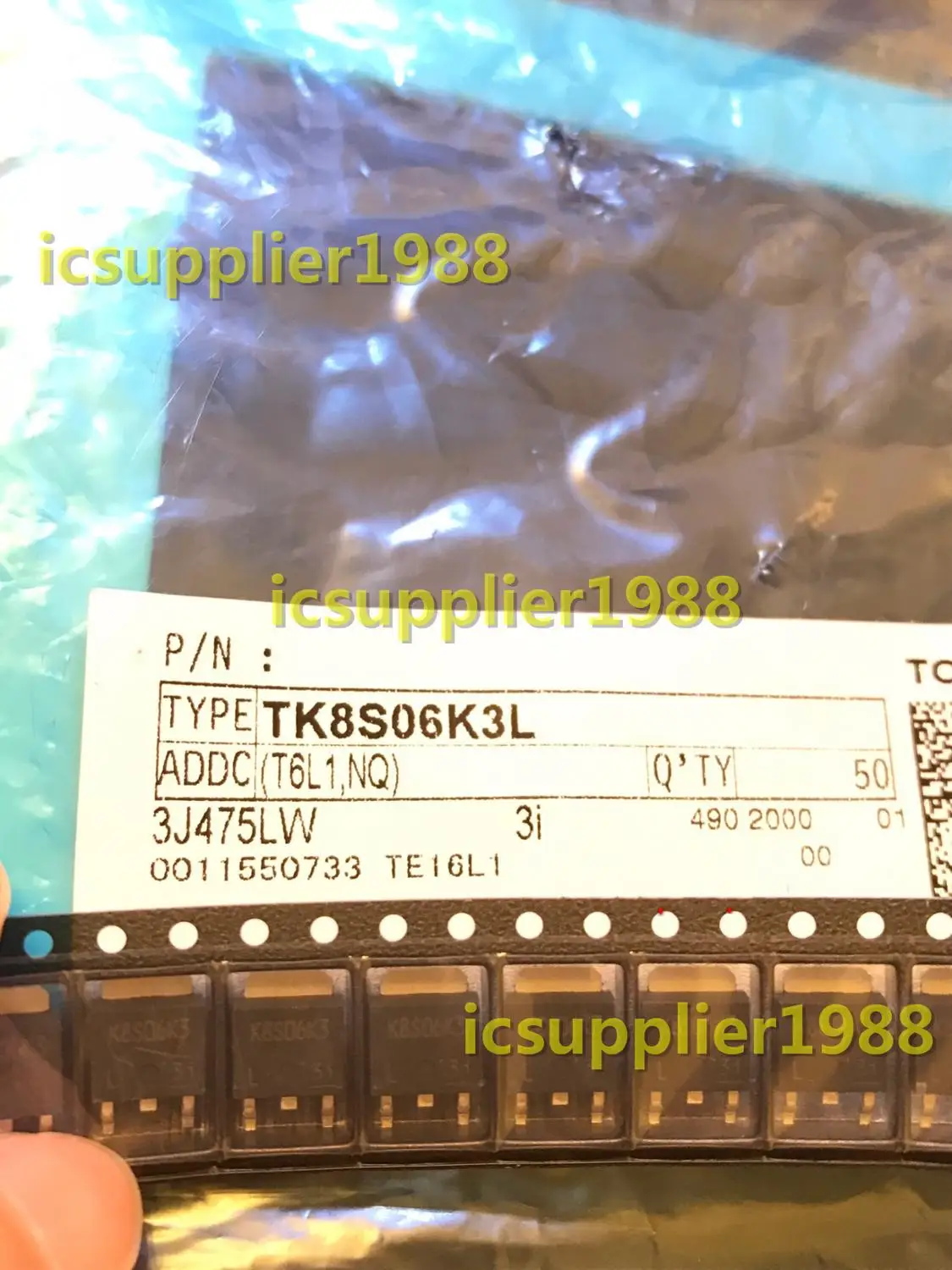 

TK8S06K3L(T6L1,NQ) TK8S06K3L K8S06K3 MOSFET N-CH 60V 8A DPAK TO252 10 шт./лот