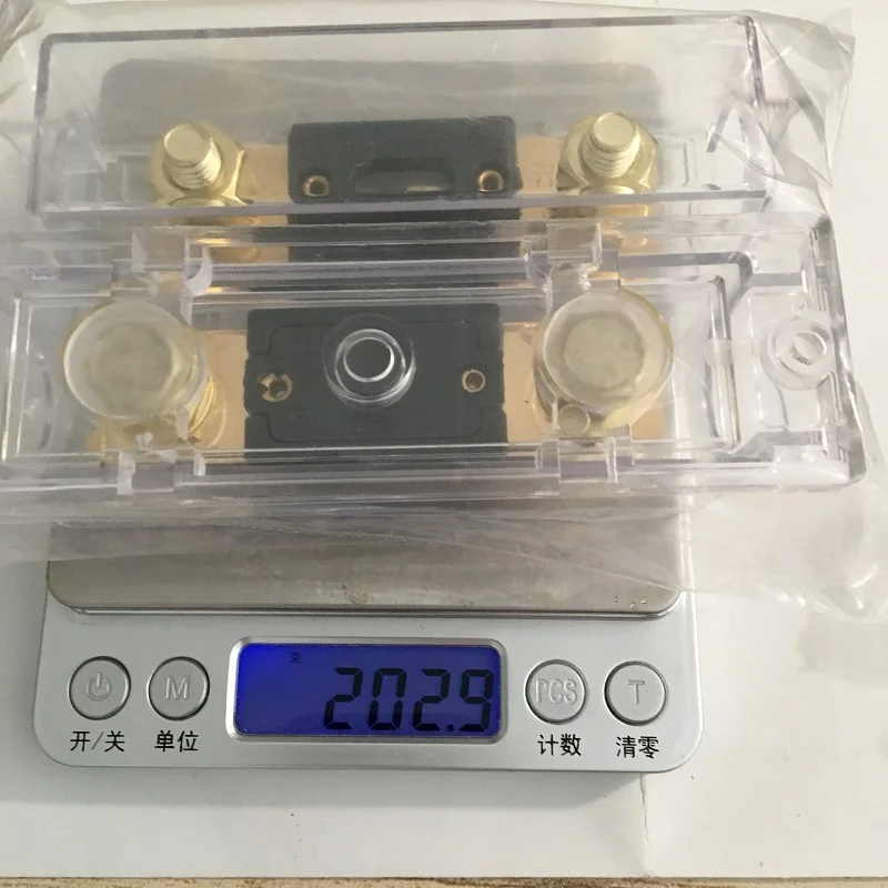 2 шт./лот кабель низкого напряжения 0GA 4GA In Out ANL держатель предохранителя с