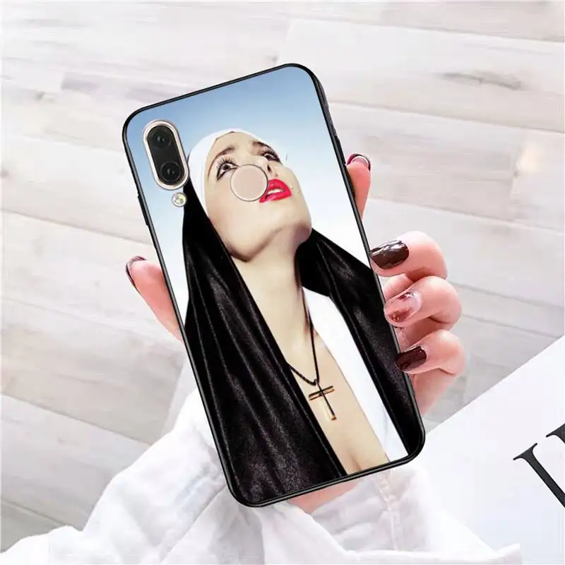 

Babaite nun Soft black Phone Case Phone Case For Redmi note 8 8Pro 8T 6pro Redmi 8 7A 6A Xiaomi mi 8 9