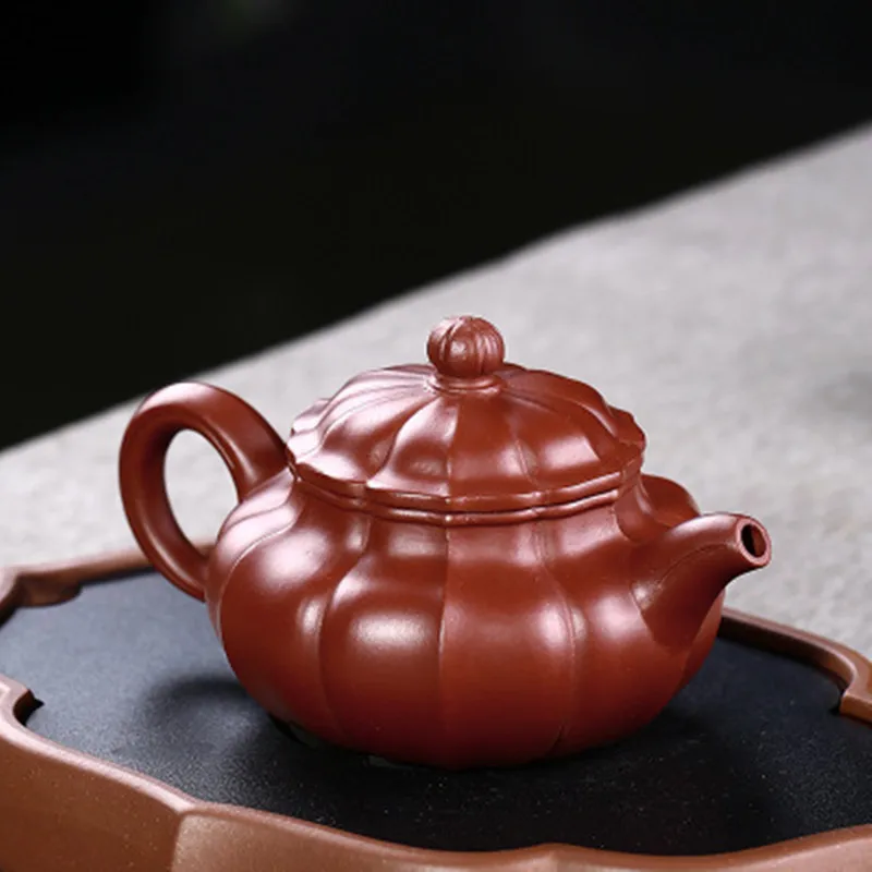 Yixing фиолетовый песок чайный горшок сырой руды Dahongpao античный с рисунком