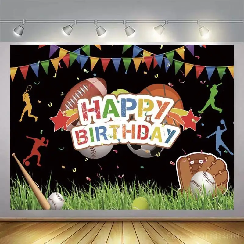 

Виниловый фон для фотосъемки с надписью «Happy Birthday»
