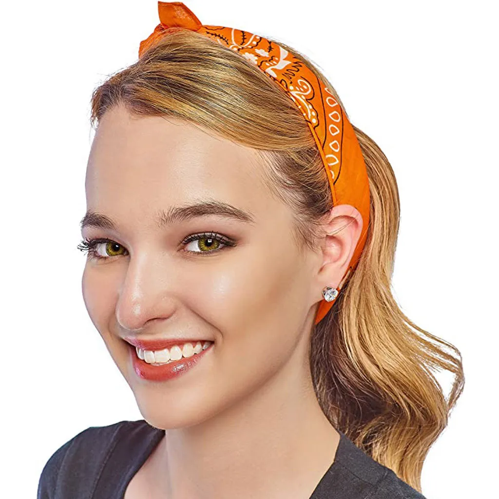 Новый дюжина банданы с узором &quotогурцы&quot Разноцветный набор ковбойский Бандана