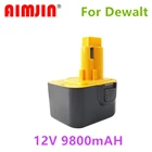 DW-DC9071 12V 9.8Ah 9800mAH NI-CD сменная батарея для Dewalt 52250-27 DC9071 DE9037 DE9071 DW9072 DE9075 DE9501 DW9071