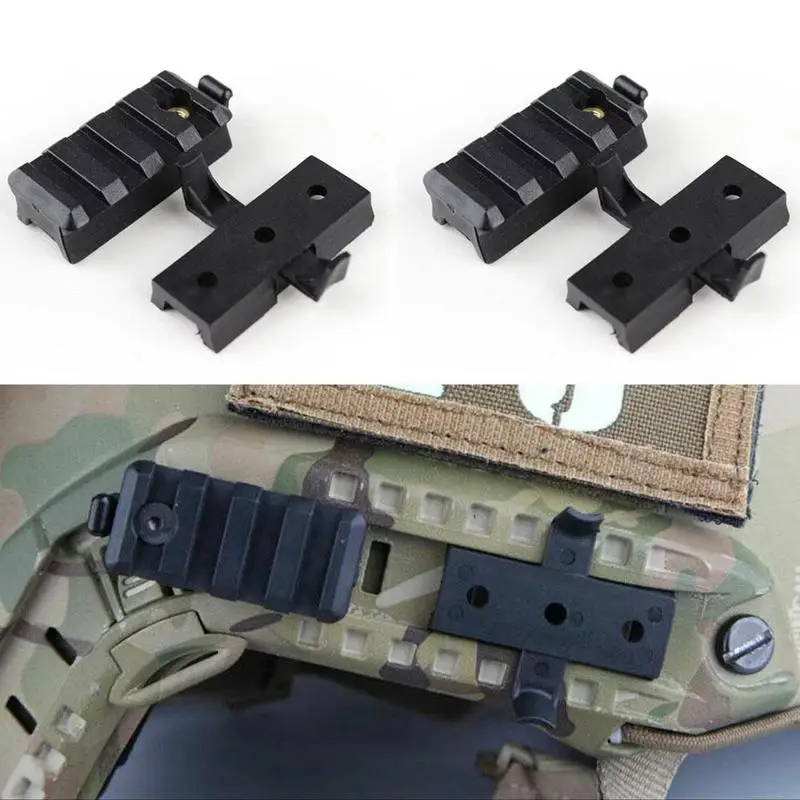 

1 Pair 20mm Nylon Lead Rail Military Helmet Accessory Accessories Sports Equipment Helmet Tool K1M9