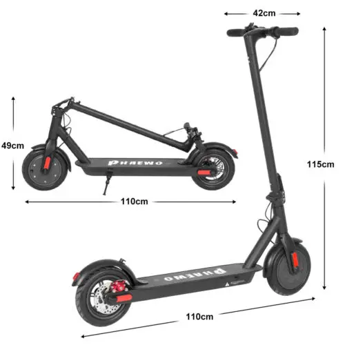 24V 250W 2-колесный скутер с 8,5 inch Электрический скутер, способный преодолевать Броды для взрослых складной самокат