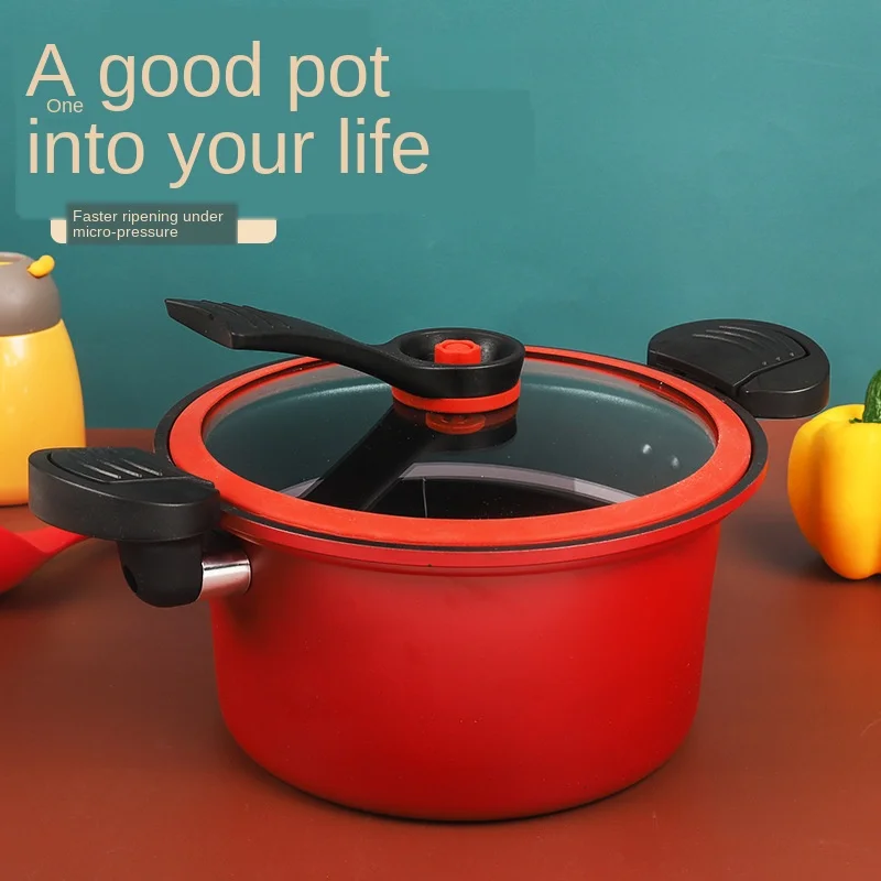 

Multi-function Household Micro Pressure Cooker Stew Hot With large Capacity Low Pressure Boiler Pots Cooking Kitchen Cookware