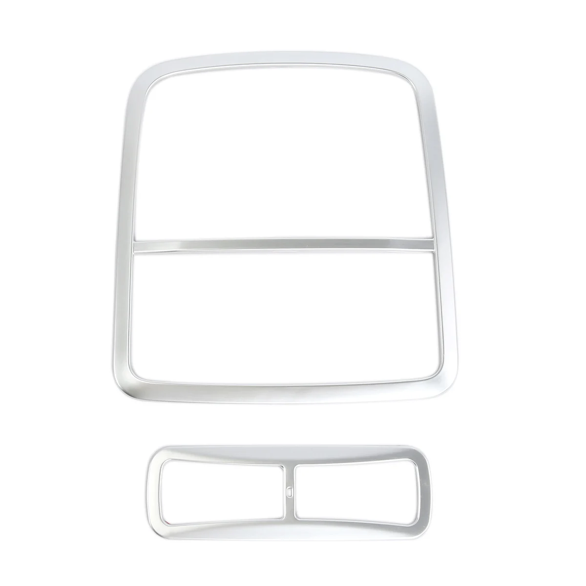 2 шт. внутренний хромированный светильник для чтения Накладка лампы защита