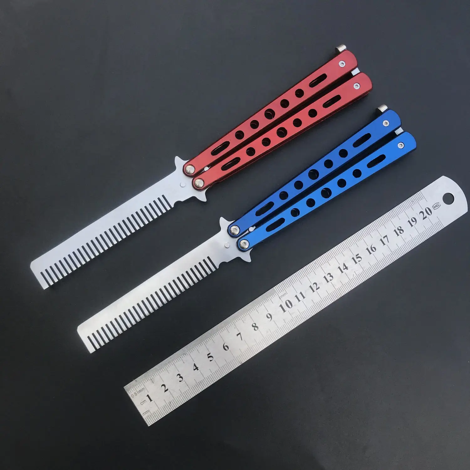 

Hair Accessories Colourful Steel Butterfly Comb