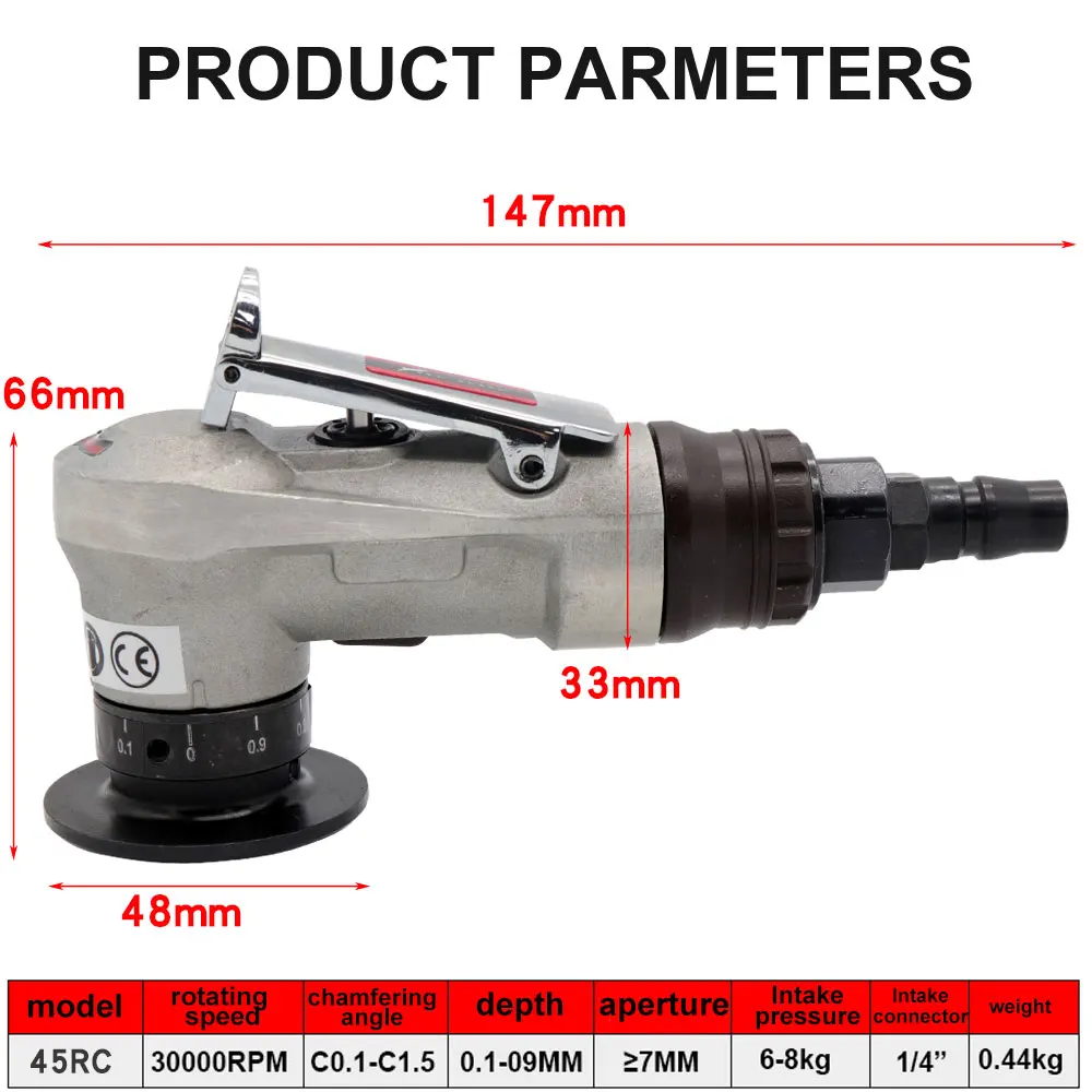 45RC микро пневматическая машина для снятия фаски под прямым углом|Пневматические