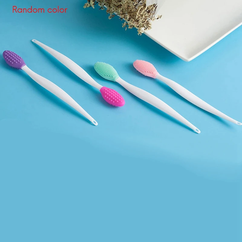 

1Pcs Soft Handheld Silicone Face Care Clean Brush & 1Pcs Silicone Shampoo Comb Massage Brush Shampoo Brush