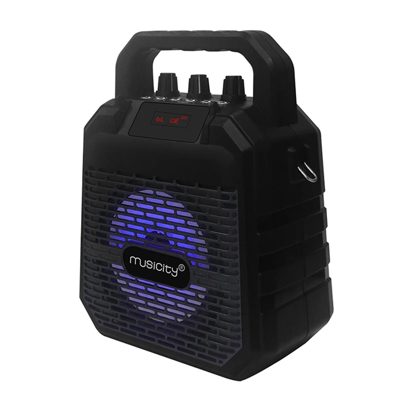Musicity Ibastek Bluetooth Usb караоке Динамик коробка Колонка с беспроводным каналом блютус