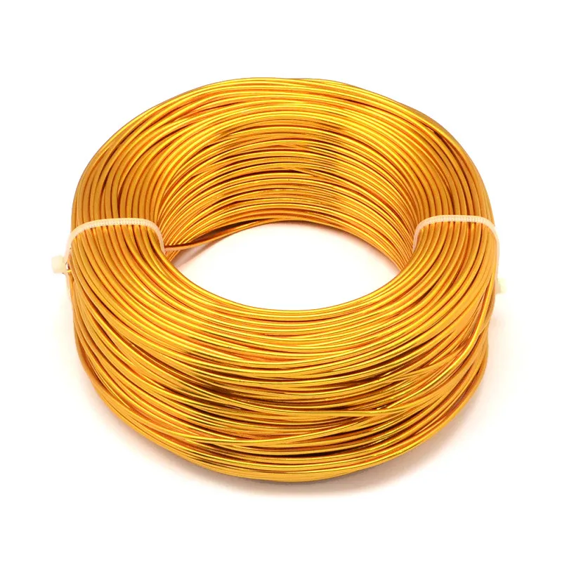 Orange 500g 0,8/1/1,5/2/3/3,5/4/5/6 мм алюминиевая проволока ювелирных изделий для ювелирных украшений Hand-Made ремесла F60 - Цвет: Orange