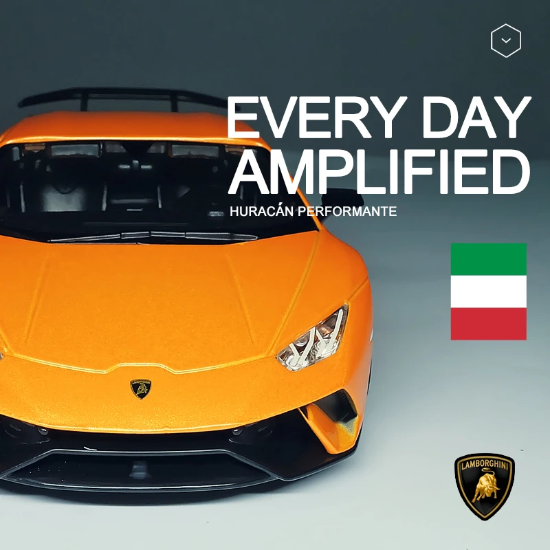 Модель спортивного автомобиля Bburago 1:24 Lamborghini Huracan из сплава | Игрушки и хобби