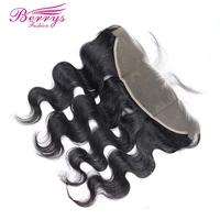 13x4 lace frontal brazilian virgin hair body wave human hair extensions free part pre plucked berrys fashion hair