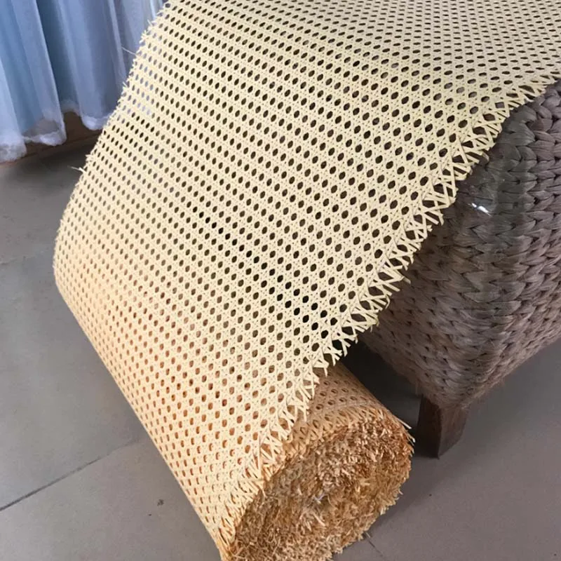 

Environmentally Friendly Plastic Rattan Cane Waterproof Material Ceiling Veneer Furniture Table Chair Decoration Door Screen